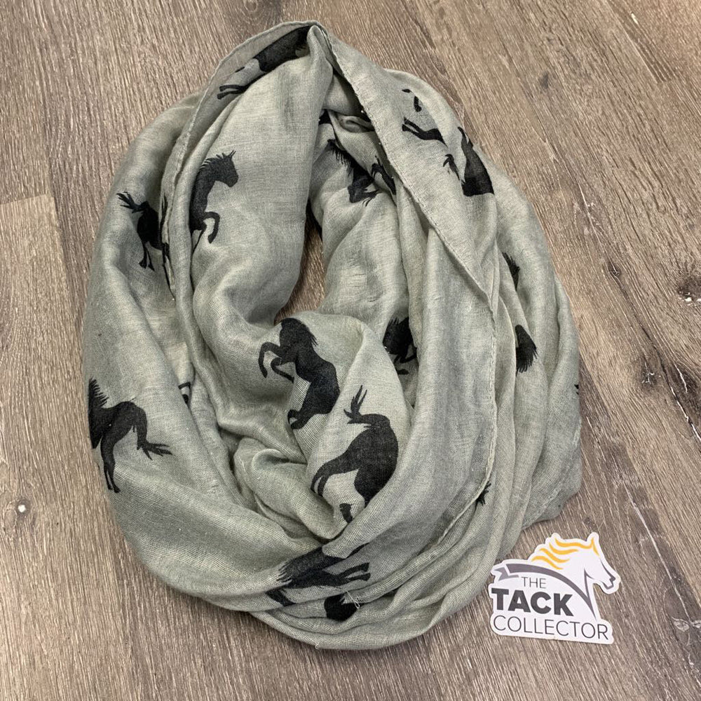 Thin Cotton Infinity Scarf 