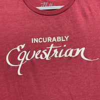 SS T Shirt "Incurably Equestrian" *vgc, mnr hair & pills
