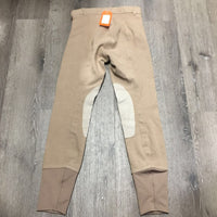 Hvy Cotton Euroseat Breeches *vgc, mnr undone stitching & faded
