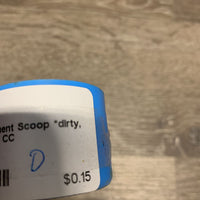 Plastic Supplement Scoop *dirty, residue
