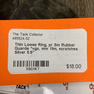 Thin Loose Ring, pr Sm Rubber Guards *vgc, mnr film, scratches