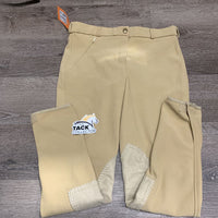Ribbed Breeches *vgc, threads, older, mnr stains
