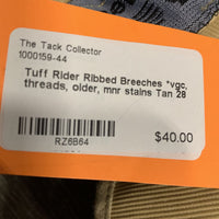 Ribbed Breeches *vgc, threads, older, mnr stains
