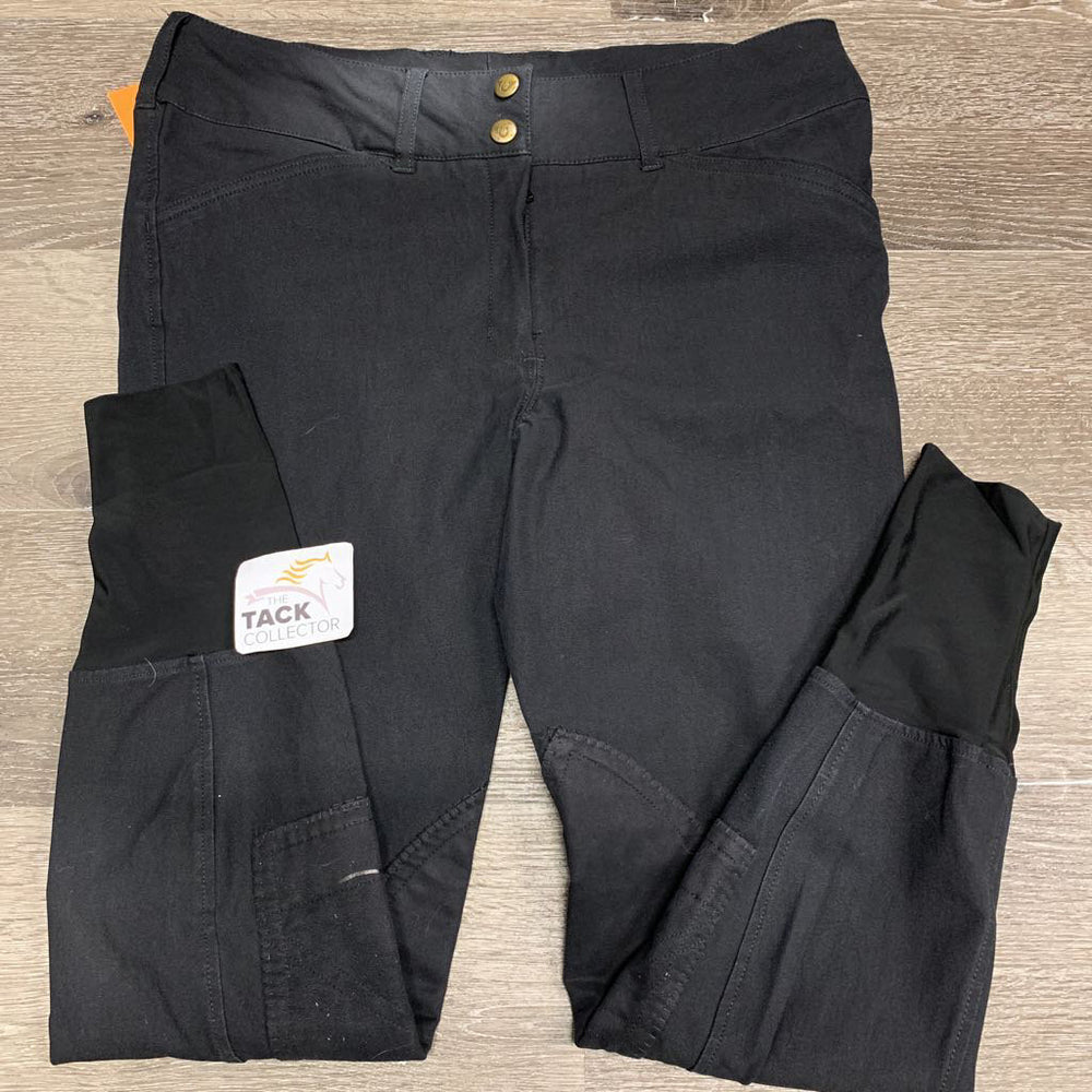 Euroseat Breeches *vgc, mnr hair, seam puckers & undone knee stitching, stretched seat