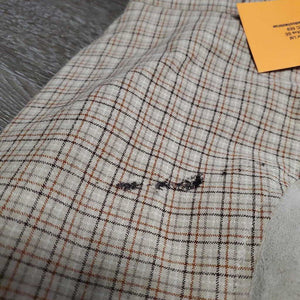 Full Seat Breeches *fair, stained/discolored legs, knee puckers, mnr pilly, older, stain/goo