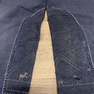 Euroseat Breeches *gc, older, faded, v.pilly/rubs, seam puckers, mnr dirt & stains