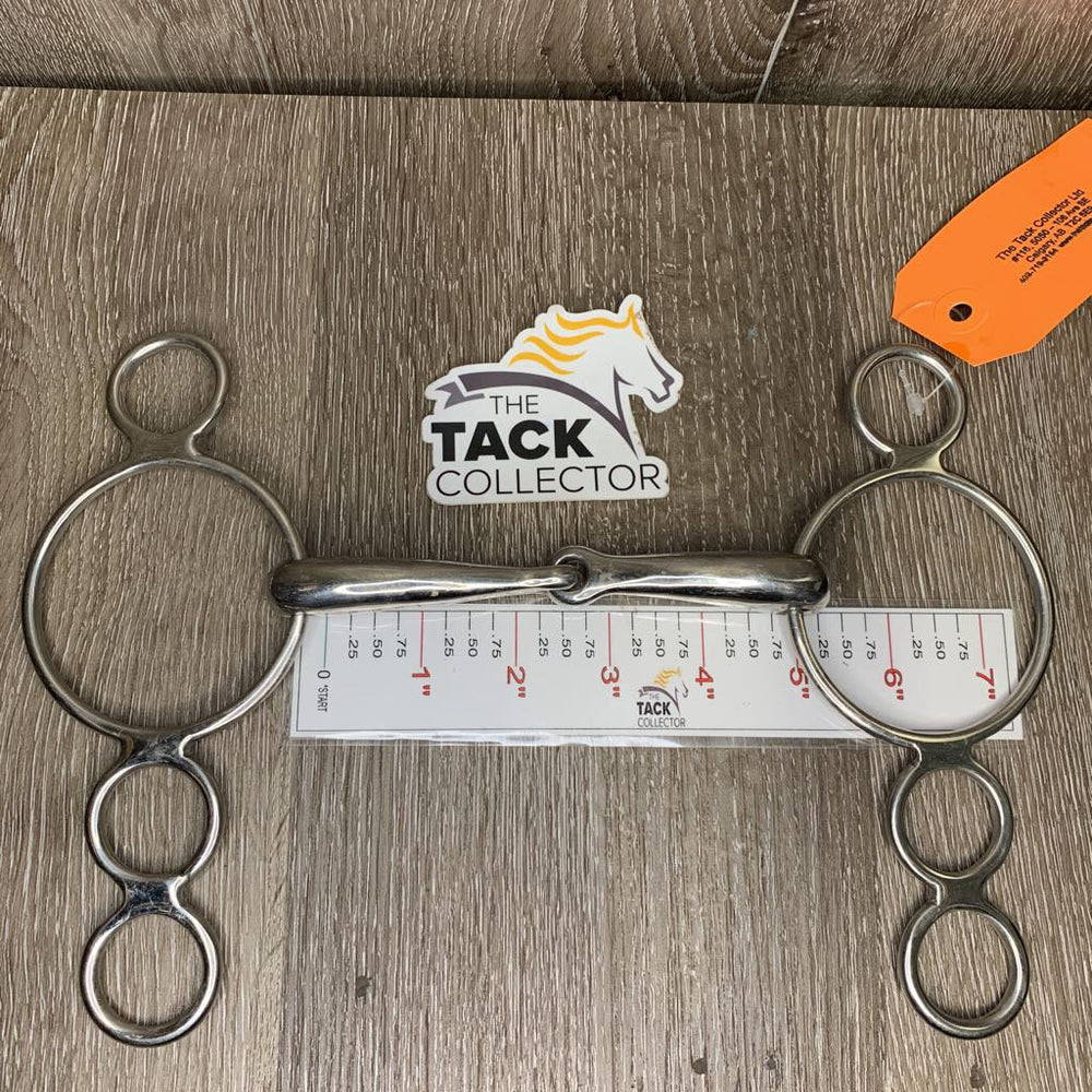 Med 3 Ring Elevator Gag Bit *vgc, clean, mnr residue, stains & scuffs