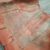 Pr Closed Boots *fair, rubs, holey edges, faded, stains, v.dirty, mnr faded, older, Velcro straps: torn edges & MISSING 1
