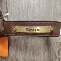 FS Rsd Bridle *MISMATCHED, gc, white film, nameplate, dirt, scraped edges, tight keepers
