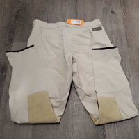 Breeches *vgc, older, mnr stains, frayed piping & snags, pills/rubs, discolored seat & legs