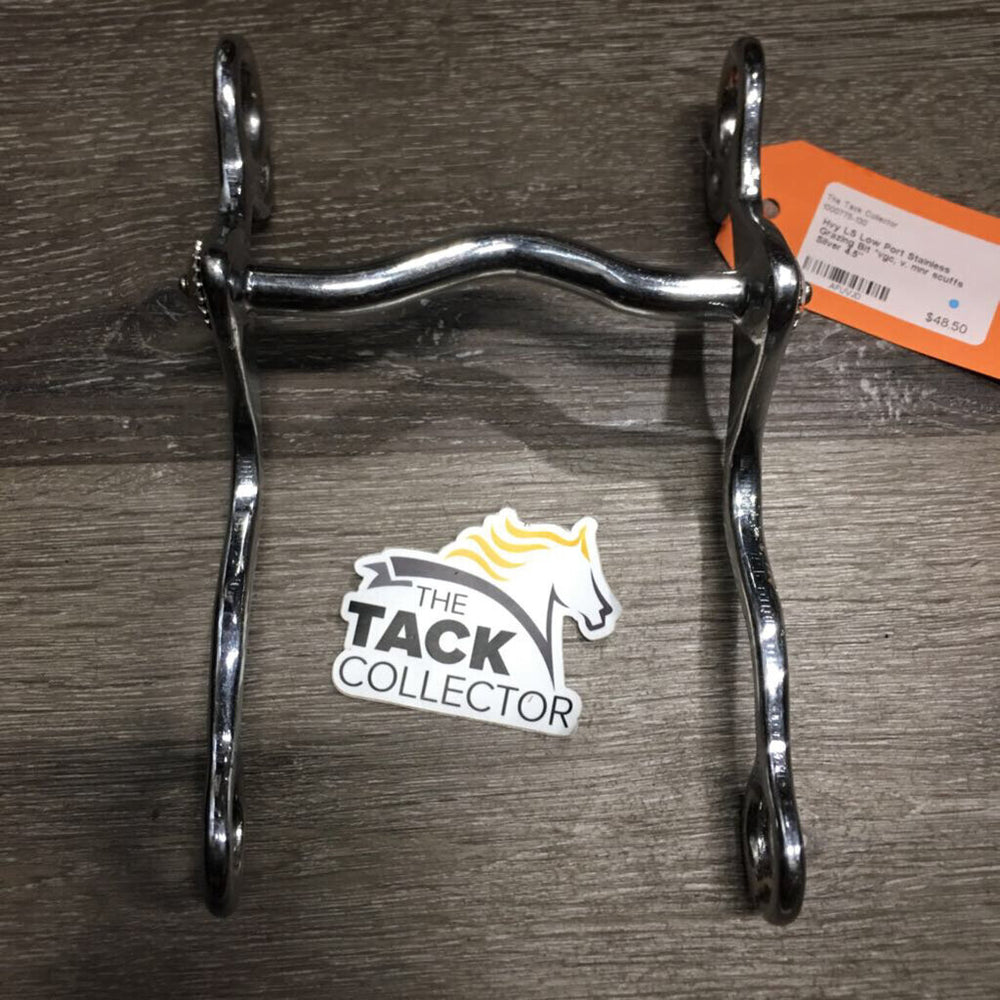 Hvy LS Low Port Stainless Grazing Bit *vgc, v. mnr scuffs