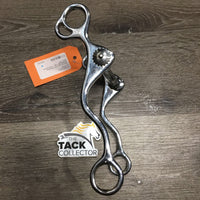 Hvy LS Low Port Stainless Grazing Bit *vgc, v. mnr scuffs
