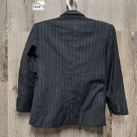 JUNIORS BOYS Show Jacket *fair, older, v.bubbled, seam puckers, shrunk, loose lining
