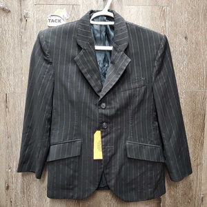 JUNIORS BOYS Show Jacket *fair, older, v.bubbled, seam puckers, shrunk, loose lining, 1 missing button
