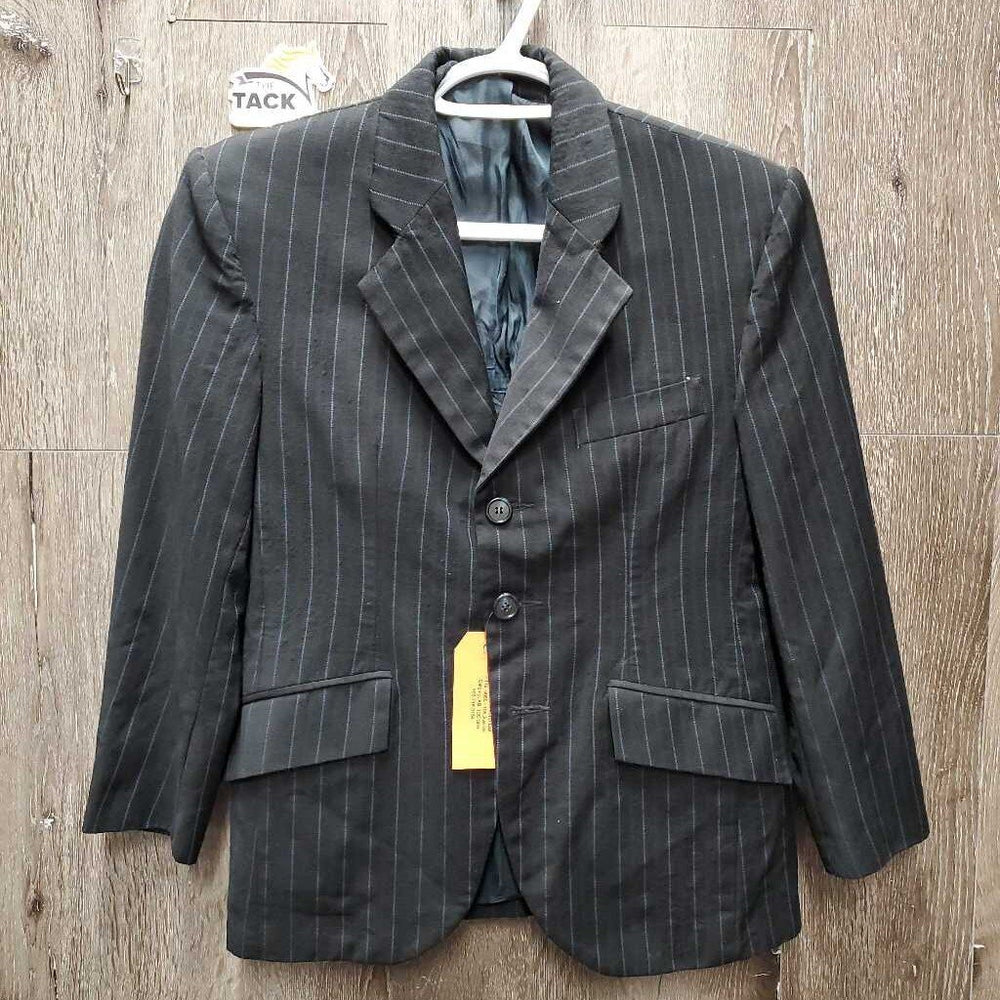 JUNIORS BOYS Show Jacket *fair, older, v.bubbled, seam puckers, shrunk, loose lining, 1 missing button