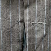 JUNIORS BOYS Show Jacket *fair, older, v.bubbled, seam puckers, shrunk, loose lining, 1 missing button
