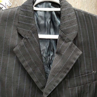 JUNIORS BOYS Show Jacket *fair, older, v.bubbled, seam puckers, shrunk, loose lining, 1 missing button