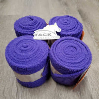 4 Fleece Polos *gc, clean, v.clumpy, mnr hair, older
