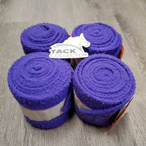 4 Fleece Polos *gc, clean, v.clumpy, mnr hair, older