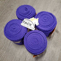 4 Fleece Polos *gc, clean, v.clumpy, mnr hair, older
