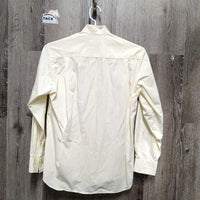 LS Show Shirt *0 collar, fair, older, seam puckers, creases
