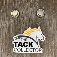 3 prs: 2 Decorative "Button" Tops & 4 small magnets Magnetic Western Horsemanship Show Number Holders *vgc
