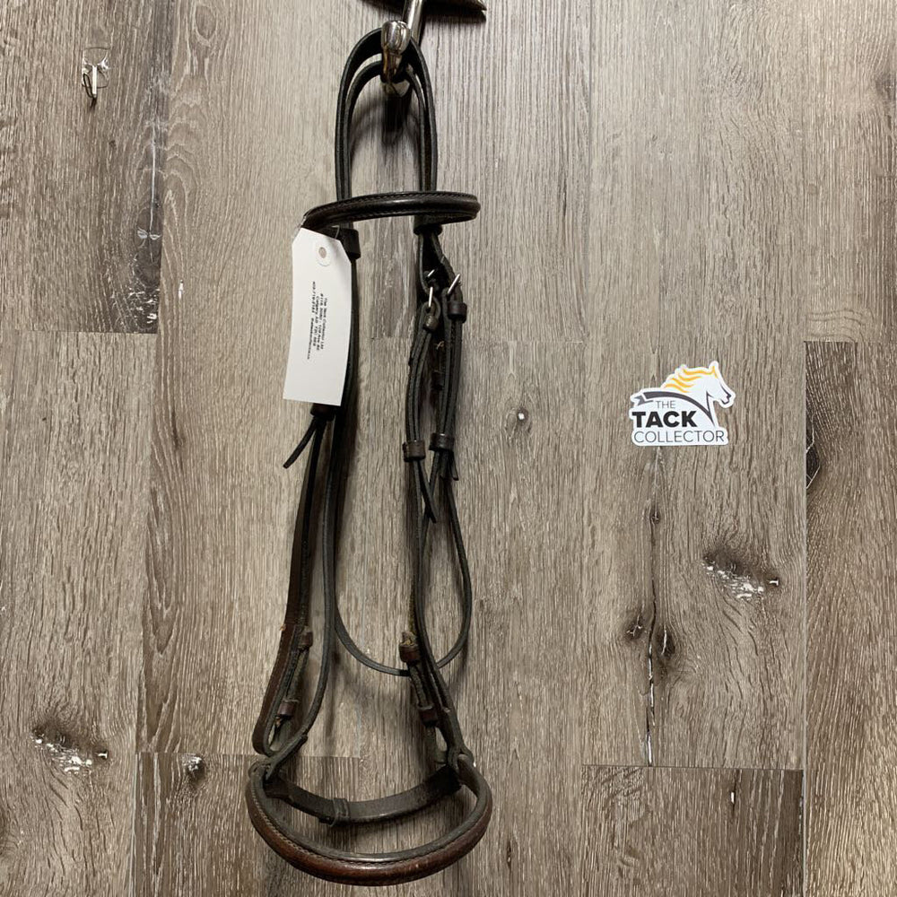 Rsd Bridle *fair, v.stiff, mnr dirt, dry, creases, dirt jockies, rough underside, tight keepers