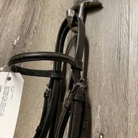 Rsd Bridle *fair, v.stiff, mnr dirt, dry, creases, dirt jockies, rough underside, tight keepers