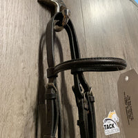 Rsd Bridle *fair, v.stiff, mnr dirt, dry, creases, dirt jockies, rough underside, tight keepers