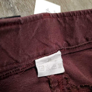 Euroseat Breeches *gc, faded, seam puckers, clean, stains, v.puckered, thin