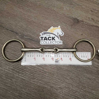 Thick Hvy High Port Weymouth & Thin French Link Loose Ring *vgc, clean, rubs, older, scratches, spots, stains
