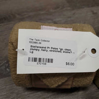 Pr Polos *gc, clean, clumpy, hairy, stretched, stains?