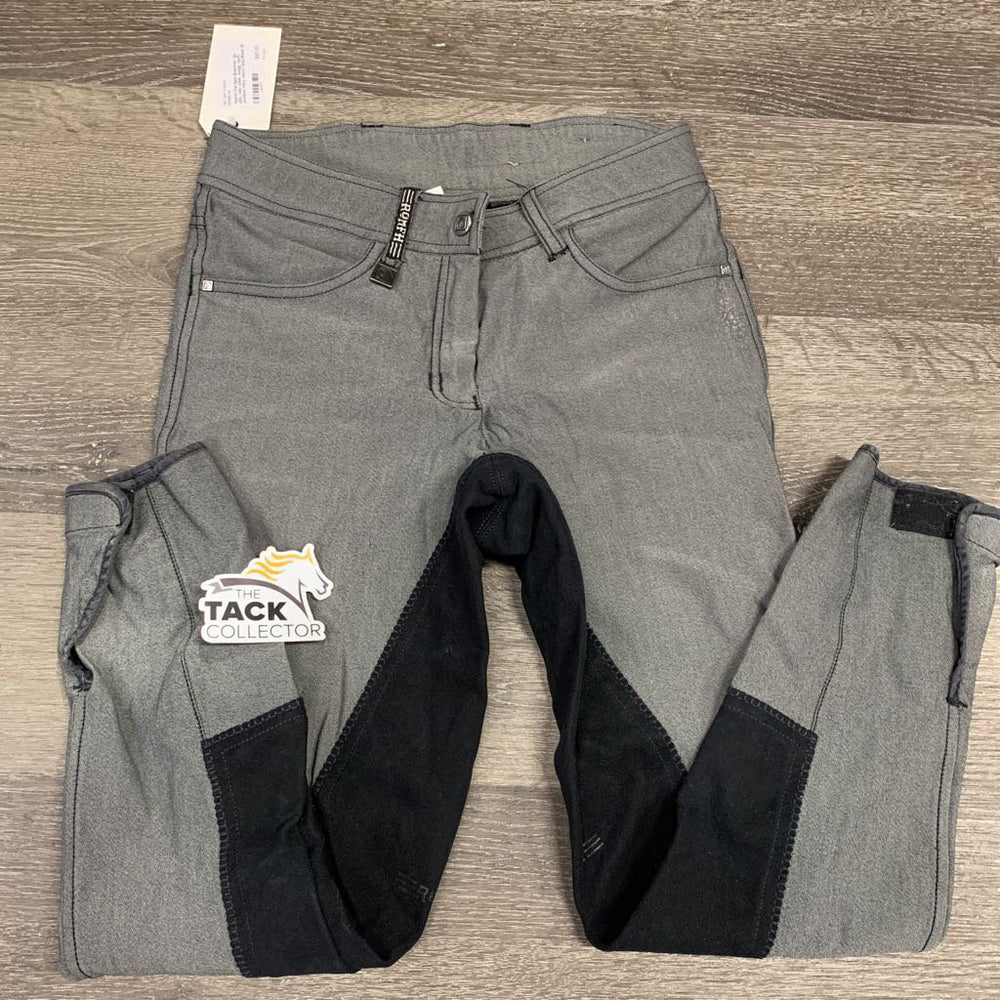 Full Seat Breeches *gc, pills, rubs, older, snags, seam puckers, hairy velcro