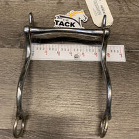 'S' LS Low/Long Port Mullen Mouth Western Curb *mnr dirt, rust, scratches, stains, pitted
