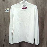 LS Show Polo Shirt, 1/4 Snap Up, attached snap collar "The League Callidae" *xc, puckered embroidery
