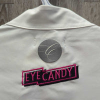 LS Show Polo Shirt, 1/4 Snap Up, attached snap collar "The League Callidae" *xc, puckered embroidery
