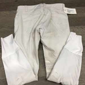 Euroseat Breeches *missing bling, undone stitching/hole, v.dingy, stains, seam puckers, fair