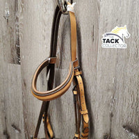Rsd Padded Bridle, buckles *NO Flash, gc, clean, stains, older, chewed, peeled?, rubs
