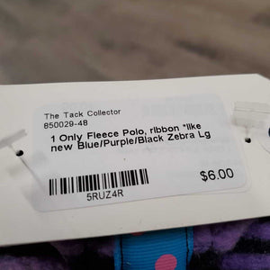 1 Only Fleece Polo, ribbon *like new