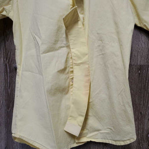 SS Show Shirt, 1 button collar *fair, older, faded, v.wrinkled/crinkled, stains