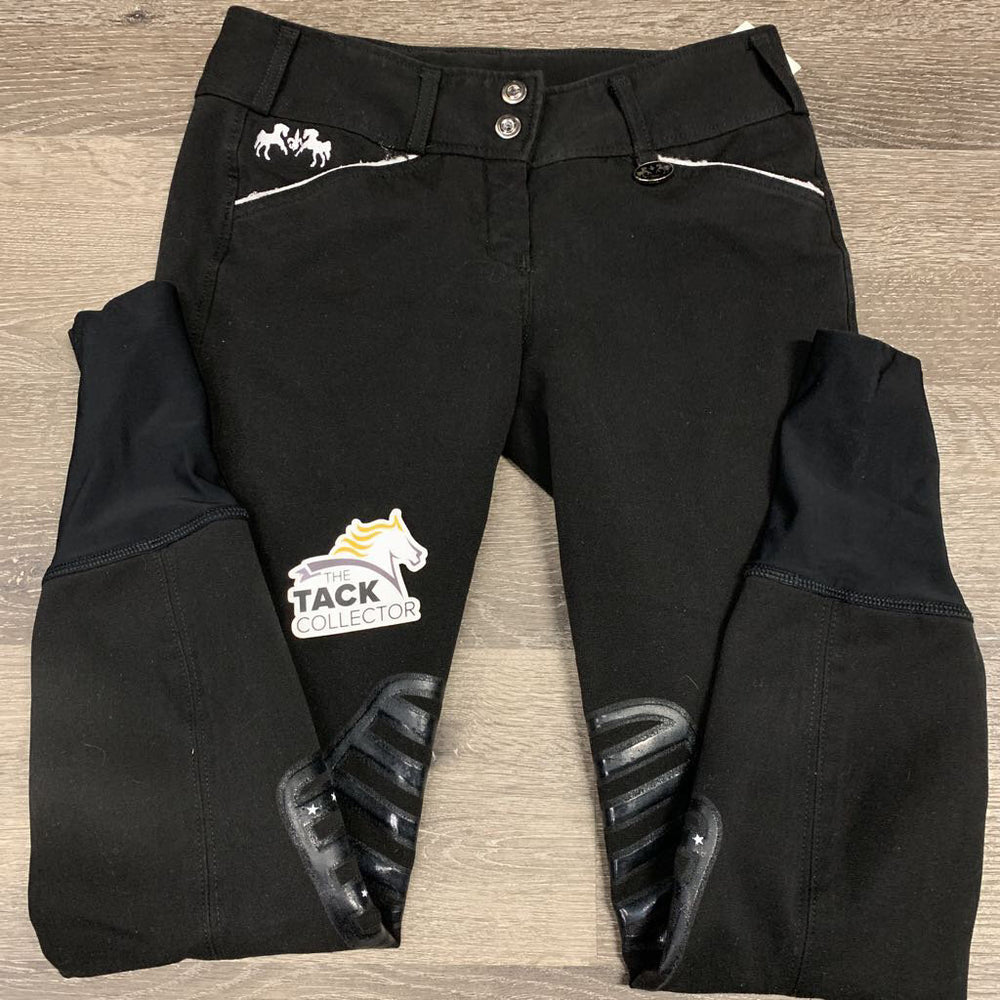 Euroseat Breeches *gc, pilly, faded, snags, rubbed knees, frayed pockets