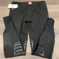 Euroseat Breeches *gc, pilly, faded, snags, rubbed knees, frayed pockets
