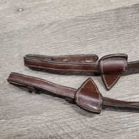 Rsd Fs Rubber Knotched Reins, stoppers *fair, torn & holey rubber, dirt, STICKY
