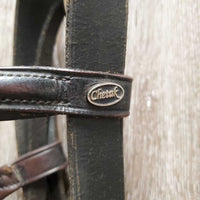 Rsd Padded Bridle, Bit Browband *MISSING 1 CHEEK, dirty, scraped edges, gc, mismatched
