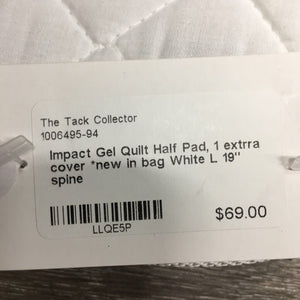 Quilt Half Pad, 1 extrra cover *new in bag