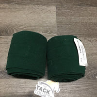 Pr Fleece Polos *vgc, mnr hair, clumpy/pilly

