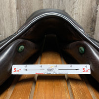 16.5 MW *5.25" Equipe Extreme Close Contact, 2 Billet Guards, Burg Fleece Redwood Tack Cover, Sm Front & Med Back Blocks, Foam Panels, Calfskin, Flaps: 13.5"l x 13.5"w Serial #: 16 5 N 1691047