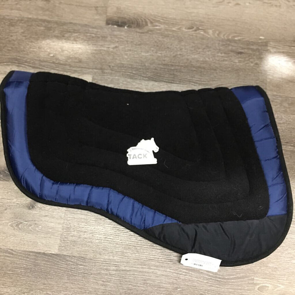 Thick Quilted Fleece Non-Slip Endurance Saddle Pad *vgc, clean, v. mnr hair
