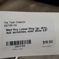 Med Hvy Loose Ring *gc, dirty, dull, scratches, older
