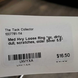 Med Hvy Loose Ring *gc, dirty, dull, scratches, older